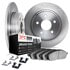6512-72309 by DYNAMIC FRICTION COMPANY - Brake Rotor with 5000 Brake Pads and Hardware Kit