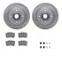 6512-74146 by DYNAMIC FRICTION COMPANY - Brake Rotor with 5000 Brake Pads and Hardware Kit