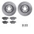 6512-74266 by DYNAMIC FRICTION COMPANY - Brake Rotor with 5000 Brake Pads and Hardware Kit