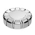 42523 by UNITED PACIFIC - Fuel Tank Cap - Chrome, Plastic, Non-Locking, Double-Sided Tape Mount, For Kenworth