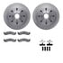 6512-99351 by DYNAMIC FRICTION COMPANY - Brake Rotor with 5000 Brake Pads and Hardware Kit