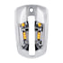 42534 by UNITED PACIFIC - Exterior Door Handle Cover - Driver Side, Chrome,with 6 LED Amber Light