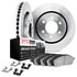 6512-99549 by DYNAMIC FRICTION COMPANY - Brake Rotor with 5000 Brake Pads and Hardware Kit