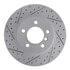 830-31046R by DYNAMIC FRICTION COMPANY - Geoperformance Rotor - Drilled and Slotted