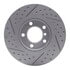 830-32011R by DYNAMIC FRICTION COMPANY - Geoperformance Rotor - Drilled and Slotted
