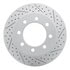 830-40102R by DYNAMIC FRICTION COMPANY - Geoperformance Rotor - Drilled and Slotted