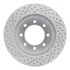 830-40102R by DYNAMIC FRICTION COMPANY - Geoperformance Rotor - Drilled and Slotted