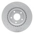 830-40112R by DYNAMIC FRICTION COMPANY - Geoperformance Rotor - Drilled and Slotted