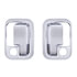 40962 by UNITED PACIFIC - Door Handle Trim - Exterior, Set, Chrome, for 2005+ Peterbilt/Kenworth