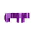 70370 by UNITED PACIFIC - Manual Transmission Shift Knob - Candy Purple, Plastic, for Eaton Fuller 13 Speed