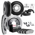 6514-76198 by DYNAMIC FRICTION COMPANY - DFC Brake Kit