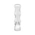 70566B by UNITED PACIFIC - Manual Transmission Shift Knob - Chrome, Flame Design, 1/2"-13 Thread Size