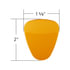 71014 by UNITED PACIFIC - Manual Transmission Shift Knob Cap - Electric Yellow, Plastic, for 9/10/13/15/18 Speed