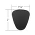 71016 by UNITED PACIFIC - Manual Transmission Shift Knob Cap - Matte Black, Plastic, for 9/10/13/15/18 Speed