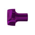 71019 by UNITED PACIFIC - Air Brake Valve Control Knob - Candy Purple with Gloss Black Inlay, Ace of Spades Design