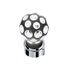 71083 by UNITED PACIFIC - Manual Transmission Shift Knob - Matte Black, Phoenix Style, Thread-On, with White LED