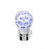 71089 by UNITED PACIFIC - Manual Transmission Shift Knob - Annodized, Phoenix Style, Thread-On, with Blue LED