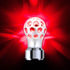 71090 by UNITED PACIFIC - Manual Transmission Shift Knob - Annodized, Phoenix Style, Thread-On, with Red LED