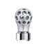 71091 by UNITED PACIFIC - Manual Transmission Shift Knob - Annodized, Phoenix Style, Thread-On, with White LED