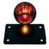 86808 by UNITED PACIFIC - Tail Light - "Stop" Lettering Horizontal, with Black Rim/Black Housing, for 1928 Ford