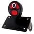 86820 by UNITED PACIFIC - Tail Light - Black, 1928 DUO Lamp, Blue Dot Style, LED, with Horizontal Mounting Bracket