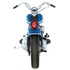 86859 by UNITED PACIFIC - Tail Light - Motorcycle LED, Rear Fender, with Gloss Black Grille Bezel , Red Lens