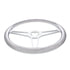 88171 by UNITED PACIFIC - Steering Wheel - 18", Chrome Aluminum "3-Spoke", Style