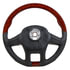 88190 by UNITED PACIFIC - Steering Wheel - 18 in., YourGrip, Leather/Wood, 36-Spline Mounting Adapter