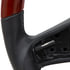 88190 by UNITED PACIFIC - Steering Wheel - 18 in., YourGrip, Leather/Wood, 36-Spline Mounting Adapter