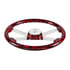 88319 by UNITED PACIFIC - Steering Wheel - 18" 4 Spoke Skull, with Matching Skull Horn Bezel, Red