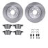 6612-20115 by DYNAMIC FRICTION COMPANY - Rotors with 5000 Euro Ceramic Brake Pads includes Hardware