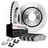 6612-48031 by DYNAMIC FRICTION COMPANY - Rotors with 5000 Euro Ceramic Brake Pads includes Hardware