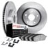 6612-75019 by DYNAMIC FRICTION COMPANY - Rotors with 5000 Euro Ceramic Brake Pads includes Hardware