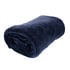 99113 by UNITED PACIFIC - Comfort Blanket - 50" X 60" Flannel Fleece, Navy Blue