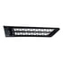 42863 by UNITED PACIFIC - Shaker Hood Scoop Grille - Driver Side, with Amber LED, for 2018-2024 Freightliner Cascadia 126