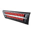 42869 by UNITED PACIFIC - Shaker Hood Scoop Grille - Driver Side, with Red LED, for 2018-2024 Freightliner Cascadia 126