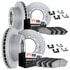 6514-41037 by DYNAMIC FRICTION COMPANY - Rotors with 5000 Advanced Brake Pads includes Hardware