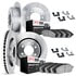 6514-52007 by DYNAMIC FRICTION COMPANY - Brake Rotor with 5000 Brake Pads and Hardware Kit