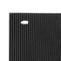 67024 by UNITED PACIFIC - Mud Flap - 24" x 24", Black, Rubber, 1/4" Thick, Ribbed Design