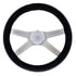 70139 by UNITED PACIFIC - Accessory Steering Wheel Cover - 20" Black Steering Wheel Cover