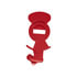 70277 by UNITED PACIFIC - Manual Transmission Shift Knob - Candy Red, Plastic, for Eaton Fuller 13 Speed