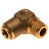 Gates G31105-0806P Hydraulic Hose SureLok-->Air Brake to Male Pipe Swivel - 90 with port