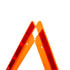 99251 by UNITED PACIFIC - Safety Triangle - 3 Pieces, Orange, Bright Reflector, with Plastic Case