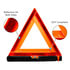 99251 by UNITED PACIFIC - Safety Triangle - 3 Pieces, Orange, Bright Reflector, with Plastic Case