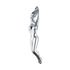 C5036-3 by UNITED PACIFIC - Grab Handle - Chrome, Nude Lady Shape