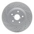 830-13035L by DYNAMIC FRICTION COMPANY - Geoperformance Rotor - Drilled and Slotted