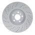 830-31171R by DYNAMIC FRICTION COMPANY - Geoperformance Rotor - Drilled and Slotted
