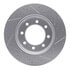 830-40110L by DYNAMIC FRICTION COMPANY - Geoperformance Rotor - Drilled and Slotted