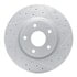 830-40112L by DYNAMIC FRICTION COMPANY - Geoperformance Rotor - Drilled and Slotted