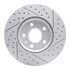 830-45016L by DYNAMIC FRICTION COMPANY - Geoperformance Rotor - Drilled and Slotted